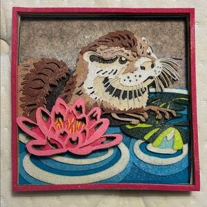 Colorful Otter Wall Art